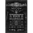 thumbnail image 2 of Vision Studio 11x14 Black Ornate Wood Framed with Double Matting Museum Art Print Titled - Graphic Architecture III, 2 of 4