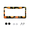 design-1, variant on Pumpkins and Leaves License Plate Frames for Women Men Car Plate Holder Metal Tag Aluminum Car Accessories Front Rear Plate Decor