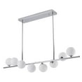 thumbnail image 5 of Bethel International Chandelier Chrome Metal & Glass, 5 of 5