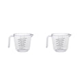 thumbnail image 4 of Matsuzay 150/300/600ml Plastic Measuring Cups Laboratory Tableware Baking Tool Container Cooking Measure Accessories Transparente 150ml 2piezas, 4 of 6