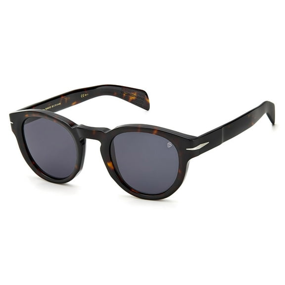 David Beckham Db 7041/S Full Rim Oval Modified Dark Havana Sunglasses