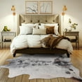 thumbnail image 3 of LYENDOS Cowhide rug 6.2 x 7 Feet,Cow hide rug Durable No-Slip Backing,Faux cowhide rug Thickened Elastic,for Bedroom Living Room Home Office Western Decor, 3 of 6