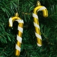 thumbnail image 3 of 12Pcs Glitter Candy Cane Christmas Tree Decoration Plastic Lollipop Christmas Decoration Hanging Candy Cane Christmas Decorations for Various Holiday Parties(red Candy+Cane), 3 of 4