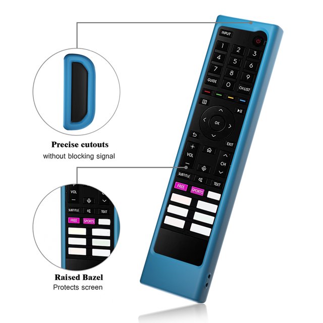 Funda protectora para mando a distancia Hisense ERF3C80H ERF3A80H (azul) Likrtyny Para estrenar