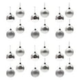thumbnail image 4 of 24 Piezas De Bolas De Navidad Para Decoración De Fiestas, Para Inauguración De La Casa, Vacaciones, Color Plateado, 8 Cm Plata 8 cm, 4 of 8