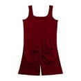 thumbnail image 4 of YUEHUA Women's Maternity One Piece Seamless Bodysuit Pregnancy Shapewear Double Lined Sleeveless Tank Top Shorts Romper Jumpsuit, 4 of 5