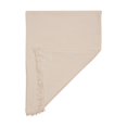 thumbnail image 6 of LR Home Sandy Farmhouse Solid Turkish Crinkled Cotton Throw Blanket with Fringe, 6 of 7