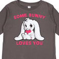 thumbnail image 4 of Inktastic some bunny loves you Boys or Girls Long Sleeve Toddler T-Shirt, 4 of 5