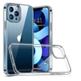 thumbnail image 2 of Clear Soft TPU Bumper Slim Cover Case ( with FREE Screen Protector) for iPhone 14 Pro Max, 2 of 5