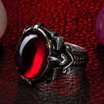 thumbnail image 2 of Roarsilver Ruby Stone Ring,Silver 925k Mens Ring,Handmade Ring,Ruby Stone,Jewelry Gift For Him an Her | 10, 2 of 6