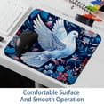 thumbnail image 6 of Peace Dove Printed Square Gaming Mouse Pad, Non-Slip Rubber Bottom Mouse Mat for Office, 8.3x9.8 Inch, 6 of 6