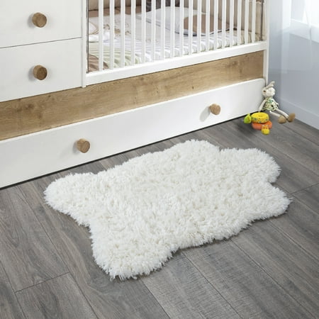- Ottomanson Flokati Collection Faux Sheepskin Lambskin Design Shag Rug