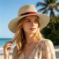 thumbnail image 4 of Levmjia Women Sun Hat Bucket Hat UV Protection Breathable Lightweight Headwear Outdoor Travel Beach Vacation Daily Commute Casual, 4 of 8