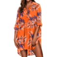 thumbnail image 3 of Ekouaer Women's Swimsuit Beach Cover Up Shirt Bikini Beachwear Bathing Suit Beach Dress, 3 of 5