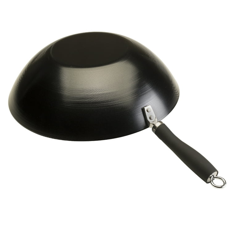 Hong Kong Chopstick House Carbon Steel Wok with Helper Handle Hong Kong Chopstick House Carbon Steel Wok with Helper Handle
