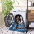 thumbnail image 3 of Safavieh Daytona Emil Novelty Polyester Machine Washable Area Rug, Light Gray/Blue, 4' x 6', 3 of 9