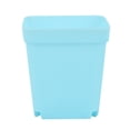 thumbnail image 1 of Nvzi Paquete de 24 macetas de plástico cuadradas para vivero, macetas de plástico de 3 pulgadas, maceta con bandeja y platillo para decoración de interiores, exteriores,color azul, 1 of 5