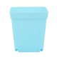 thumbnail image 1 of Zhuge Paquete de 24 macetas de plástico cuadradas para vivero, macetas de plástico de 3 pulgadas, maceta con bandeja y platillo para decoración de interiores,jardines y oficinas, color azul, 1 of 5