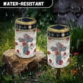 thumbnail image 5 of SEANATIVE Rose Cemetery Solar Lights for Grave Cross Solar Powered LED Flameless Candle Grave Lights for Grave Dad Solar Garden Lights Waterproof Solar Pathway Lights for Grave Outside Patio Yard, 5 of 7