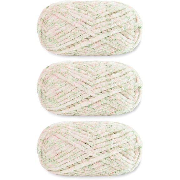 1 Skein/2 Skeins/3 Skeins 100g/Roll Velvet Yarn Crocheting Fuzzy Yarn, Velvet Fluffy Chenille Blanket Yarn,Crochet Knitting Soft Thick Plush Lustrous, 87yards/Roll