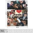 thumbnail image 2 of Blanket Gifts - Josh Hutcherson Fleece Cozy Plush Birthday Christmas Lightweight for Men Teens Kids Adults 30"x40", 2 of 8