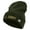 Olive, variant on Golden US Army Embroidered 12 Inch Long Knitted Beanie - Navy OSFM