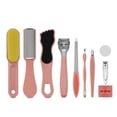 thumbnail image 1 of Kit de Soin Pédicure 10 Pcs en Acier Inoxydable pour Fichiers de Pieds et Callosités, 1 of 7