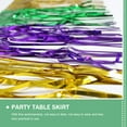thumbnail image 3 of MERRYHAPY Shiny Tinsel Tassel Table Skirt Multi Pet Wedding Party Decoration, 3 of 6