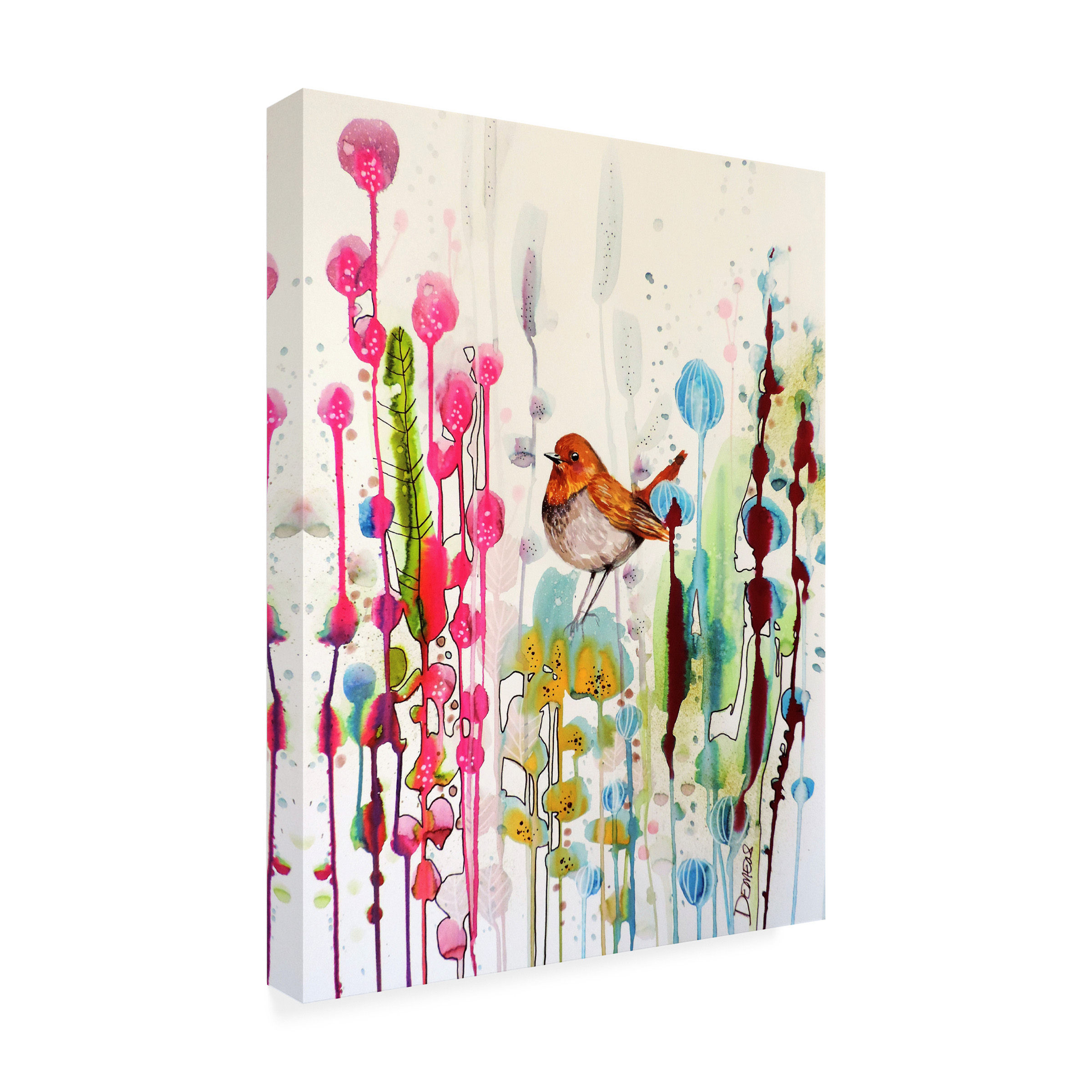 Sylvie Demers 'Demander Son Chemin' Canvas Art
