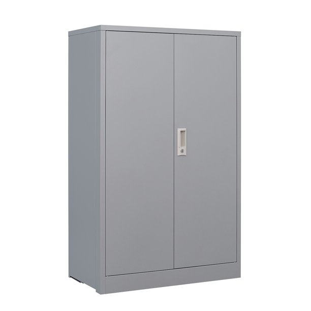 Metal Storage with Locking Doors and Adjustable Shelf, 42