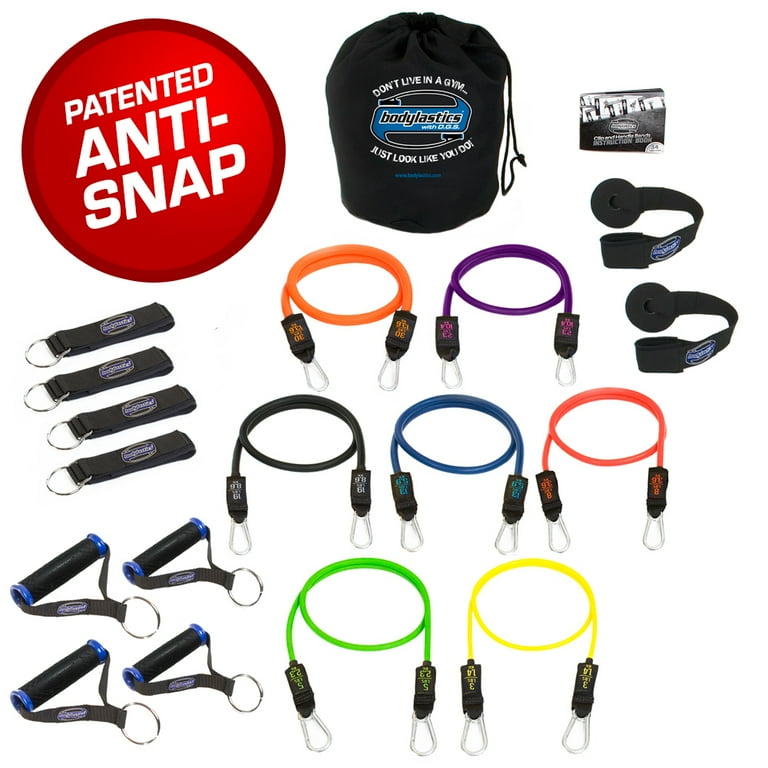 Bodylastics 19 Pcs Set 202 lbs Walmart