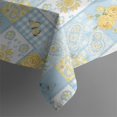 thumbnail image 5 of Pioneer Flower Floral Print Pattern Square Tablecloth, Waterproof Wipeable Spillproof Washable Table Cover for Home Kitchen Party Decor, 60"x60", 5 of 6