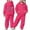 Hot Pink, variant on RTKFRFLM Kids Athletic Tracksuit 2-Piece Graphic Hoodie and Joggers Set Blue 6-7 Years