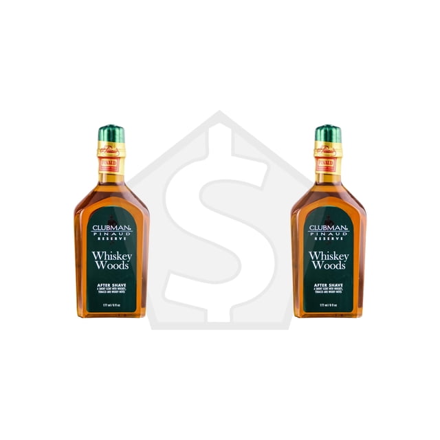 Ensemble de 2 - CLUBMAN Reserve Whiskey Woods Lotion après-Rasage (6 Oz)