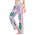 thumbnail image 3 of Large Women's Comfy Casual Pajama Pants Stretch Fabric Suitable for Yoga Pants Hippie Pants，The Best Holiday Gifts for Women Monster Leaf, 3 of 7