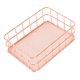 thumbnail image 5 of Inteprter Cesta de almacenamiento de hierro, soporte de escritorio, contenedor de oficina en casa, organizador de almacenamiento de Metal, cesta para baño Almacenamiento y organización del hogar Inteprter HA022585-00, 5 of 6