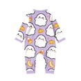 thumbnail image 4 of Halloween Family Pajamas Set Long Sleeve Crew Neck, Soft Matching Halloween Pajamas with Ghost Bike Pumpkin Print, Playful Family Halloween Pajama Set Sleepwear, 4 of 4