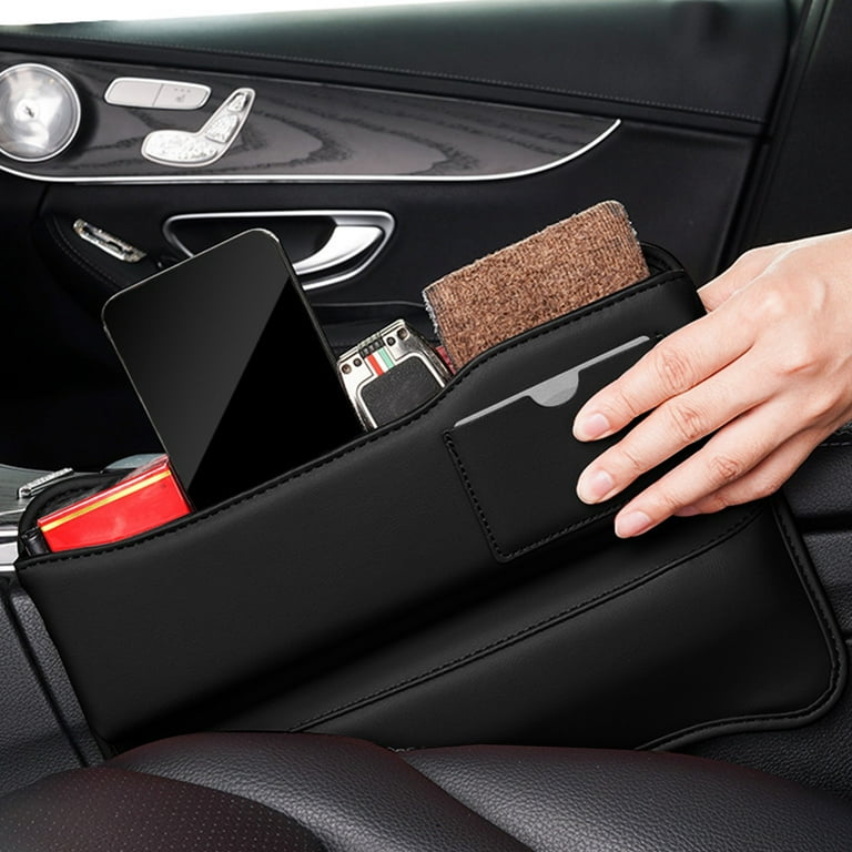 Isvgxsz Car Accessories for Men Car Seat Filler Organizer Multifunctional Car Seat Organizer Auto Console Side Storage Box Car Organizer Front Seat