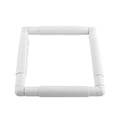 thumbnail image 3 of Embroidery Easy Clip Frame Square Frame Hoop Square Rectangle Plastic Clip Frame for Embroidery Cross Stitch Quilting Needlepoint Tool[20.3*20.3cm], 3 of 6
