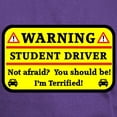 thumbnail image 3 of CafePress - Warning Student Driver T Shirt - Men's Classic Graphic Cotton T-Shirt, 3 of 4