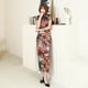 thumbnail image 5 of Vestido cheongsam largo de verano y otoño Vestido de mujer ajustado Rendimiento, 5 of 6