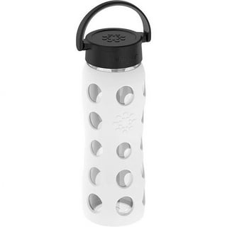 8oz Glass Baby Bottle with Silicone Sleeve | Lifefactory Stone Gray