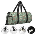 thumbnail image 5 of KLL Retro Hippie Groovy Mushroom Duffle Bag For Men Women Sport Gym Fitness Tote Travel Training Workout Basketball Football Weekender, 5 of 8