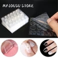 thumbnail image 3 of 50 Sheets/lot(1200 pcs) Jelly Gel Glue il Sticker Double Sided il Glue Stickers Adhesive Transparent Flexible Waterproof Breathable False il Tips Adhesive Tabs il Glue Manicure Tape, 3 of 5