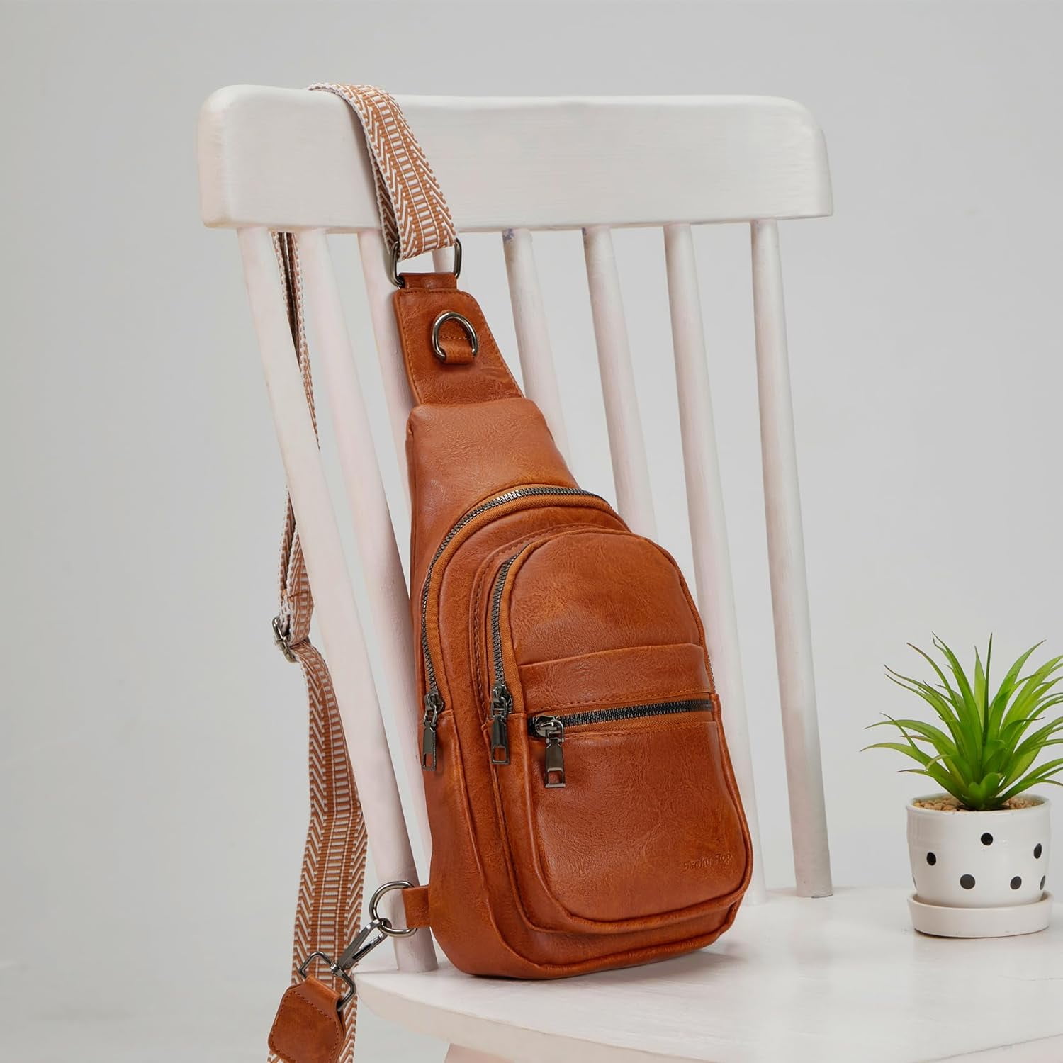 Crossbody Bag for Women Small Sling Bag Leather Shoulder Cross Body Bag for Travel