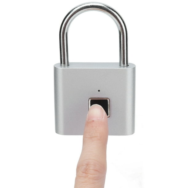 Candado de oficina inteligente, candado de huella digital aleación de zinc candado inteligente cerradura de puerta candado de huella digital solución innovadora