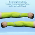 thumbnail image 4 of One Pair Ice Fabric Breathable UV Protection Running Arm Sleeves Fitness Basketball Elbow Pad Sport Cycling Arm Warmers, 4 of 8