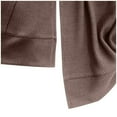 thumbnail image 5 of WEAIXIMIUNG Chandails en Molleton Tendance pour Femmes 2025 Mode Décontractée Couleur Unie Chandail à Capuchon Manches Longues, 5 of 5