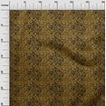 thumbnail image 2 of oneOone Cotton Cambric Dark Mustard Fabric Leopard Animal Skin Craft Projects Decor Fabric Printed By The Yard 56 Inch Wide, 2 of 4
