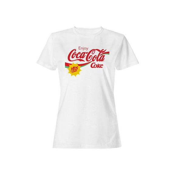 Officially Licensed Coca Cola Enjoy Coca-Cola Retro Logo Women's T-shirt